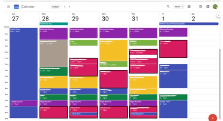 This is your calendar on drugs…